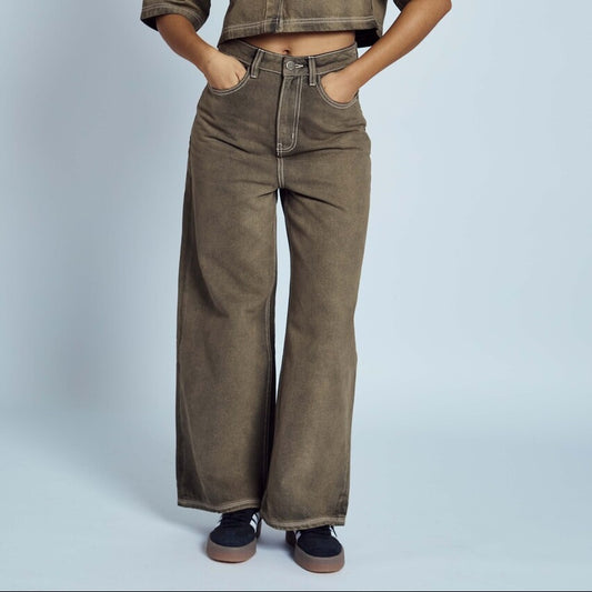 Native Youth Barrel Leg Jeans