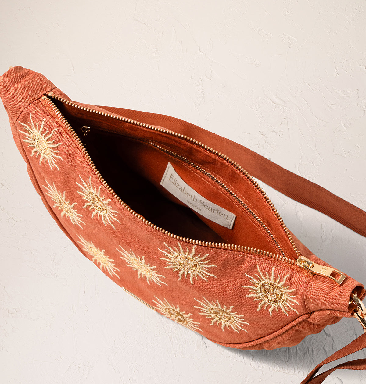 Sun Goddess Cross Body Canvas Sling Bag