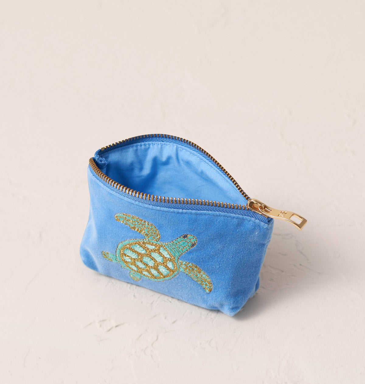 Turtle Conservation Caribbean Blue Coin Purse