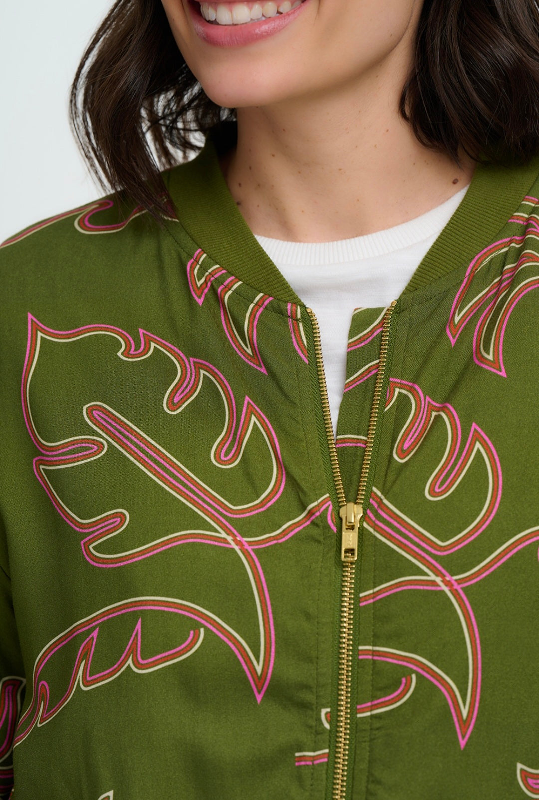 Sugarhill Brighton Bobbi Tropical Bomber Jacket