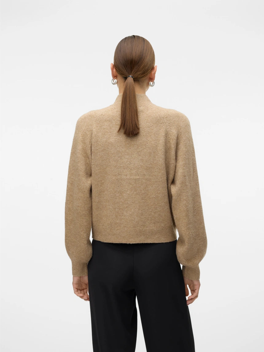 Vero Moda Leaf Funnel Neck Jumper