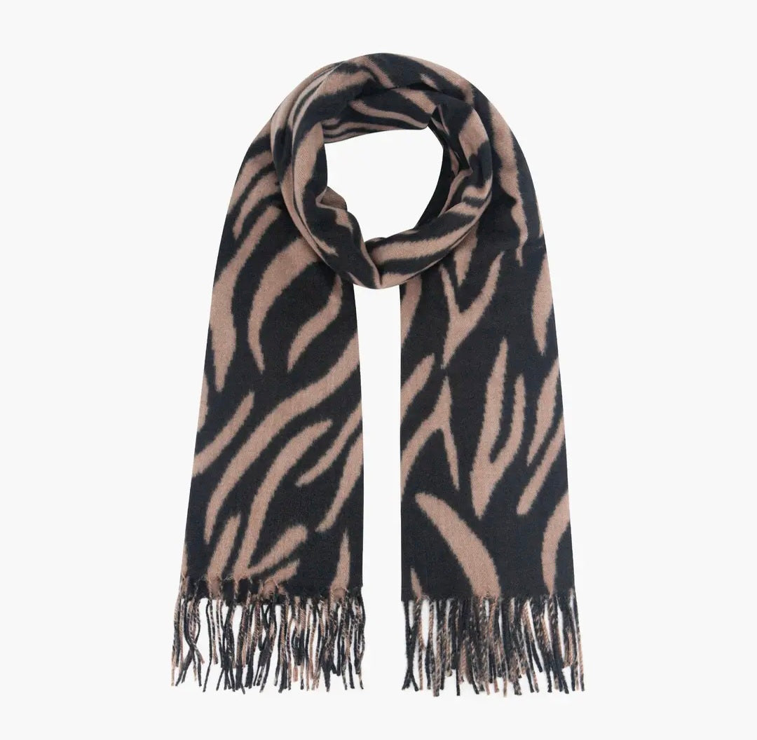Super Soft Animal Print Tiger Scarf
