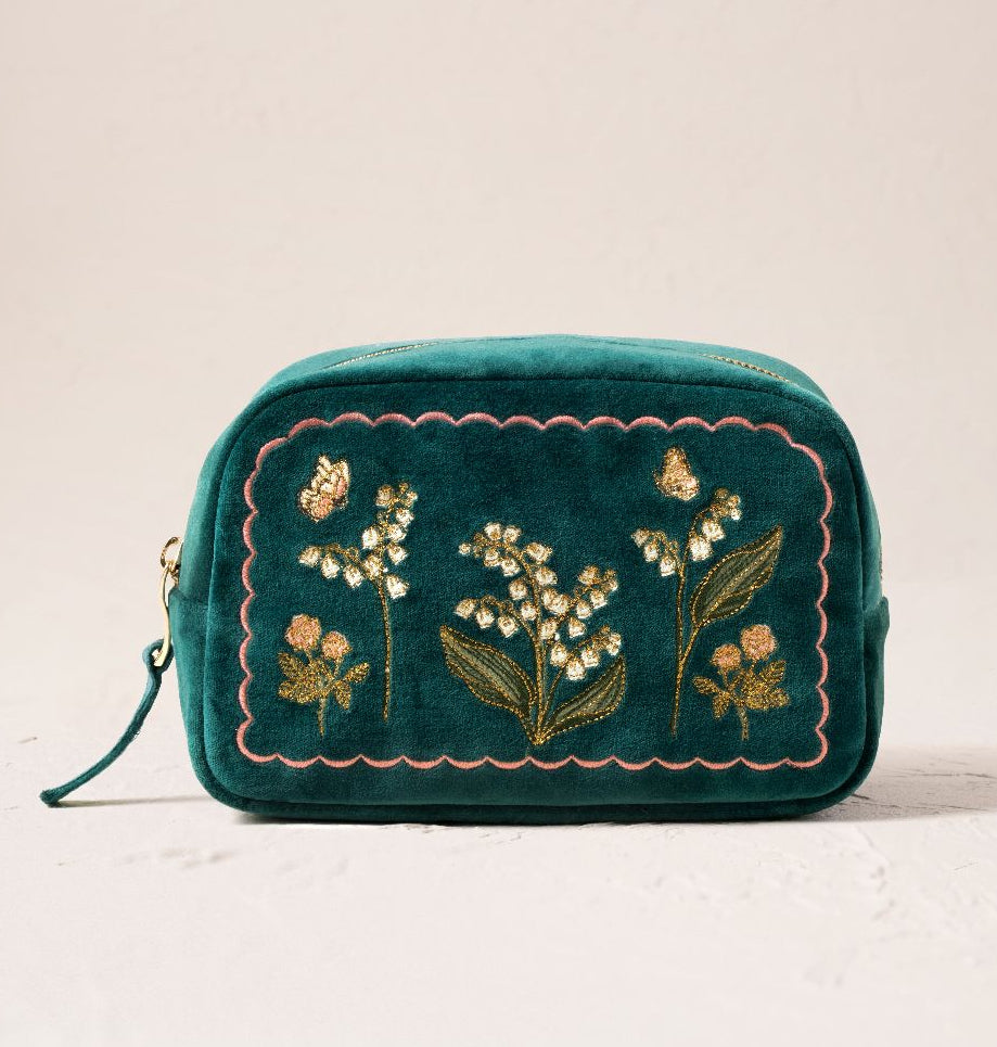 Lily of the Valley Makeup Bag