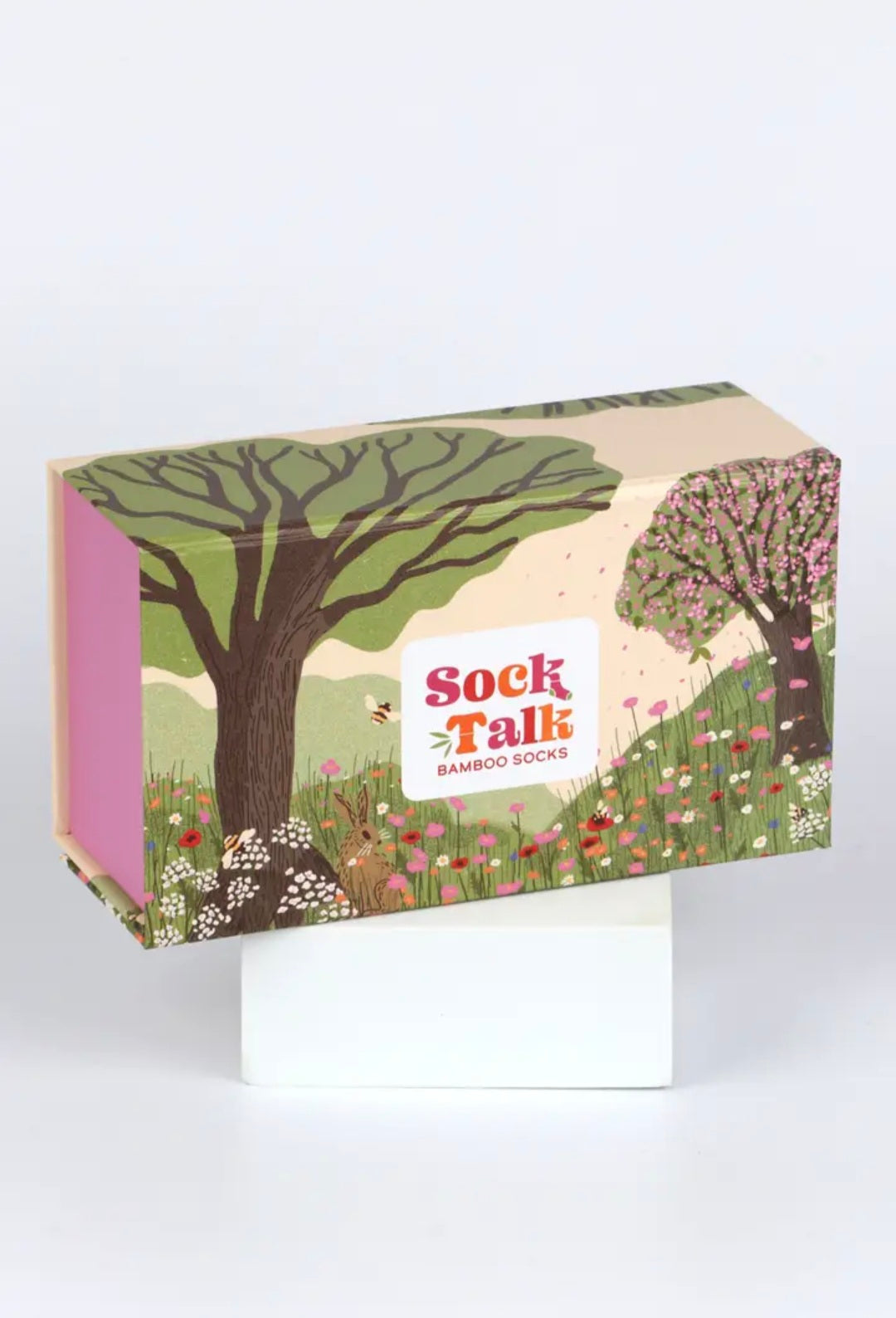 Spring Insects Bamboo Socks Gift Set Box