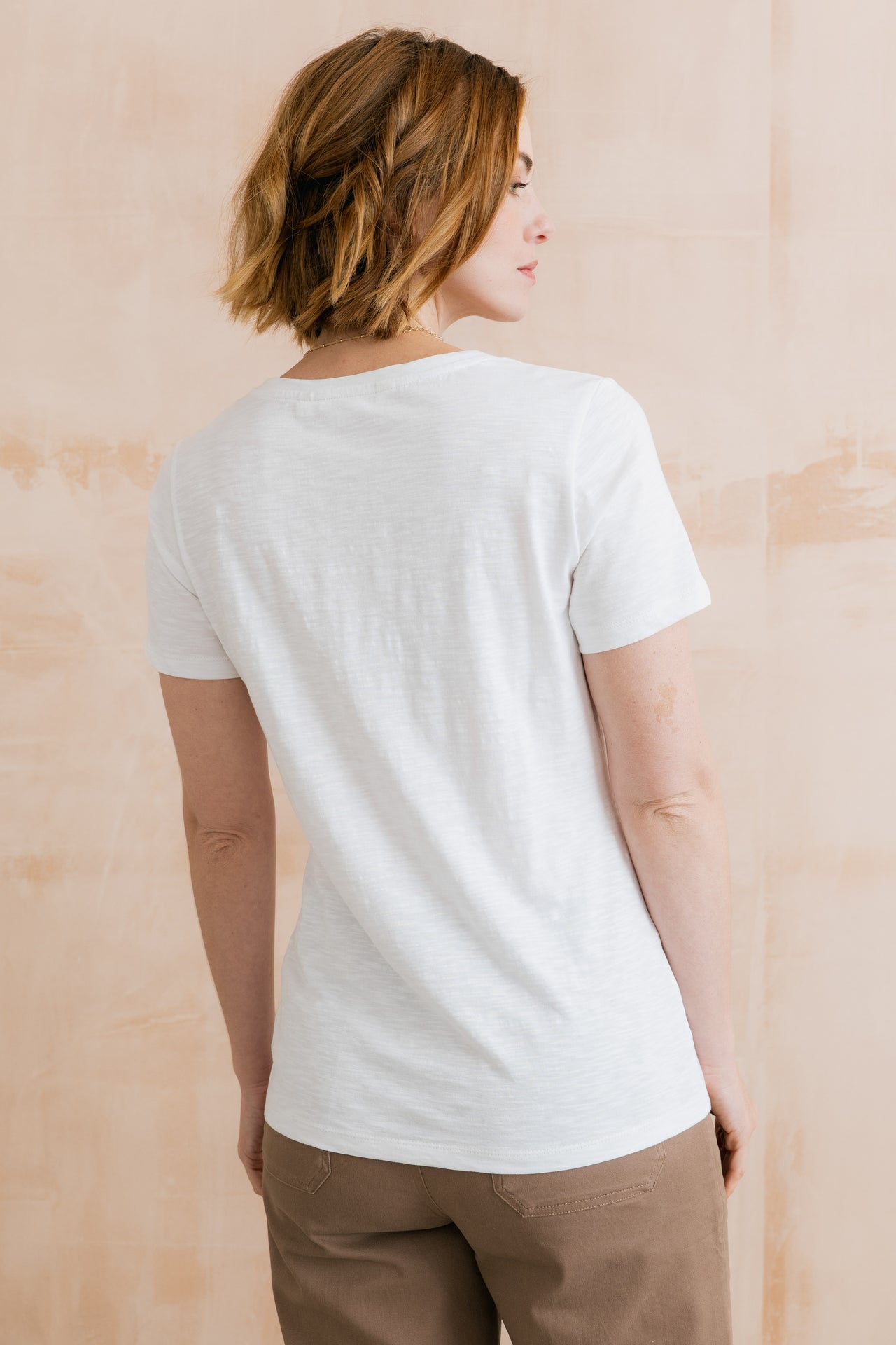Lily & Me Victoria Organic Cotton Tee White