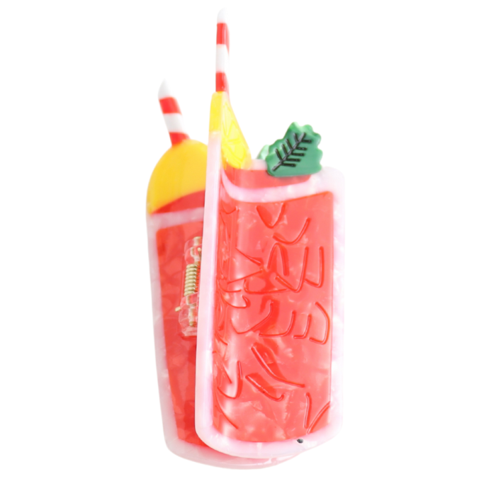 Bloody Mary Cocktail Claw Clip