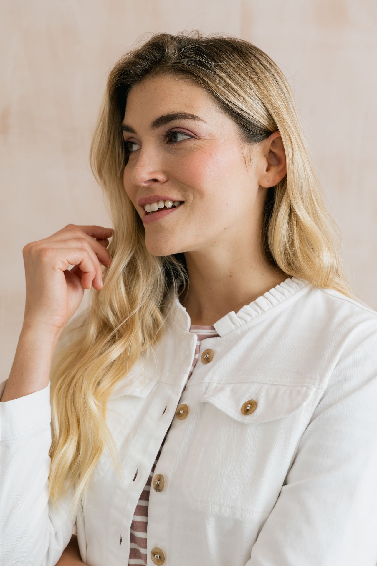Lily & Me Seren Jacket in White