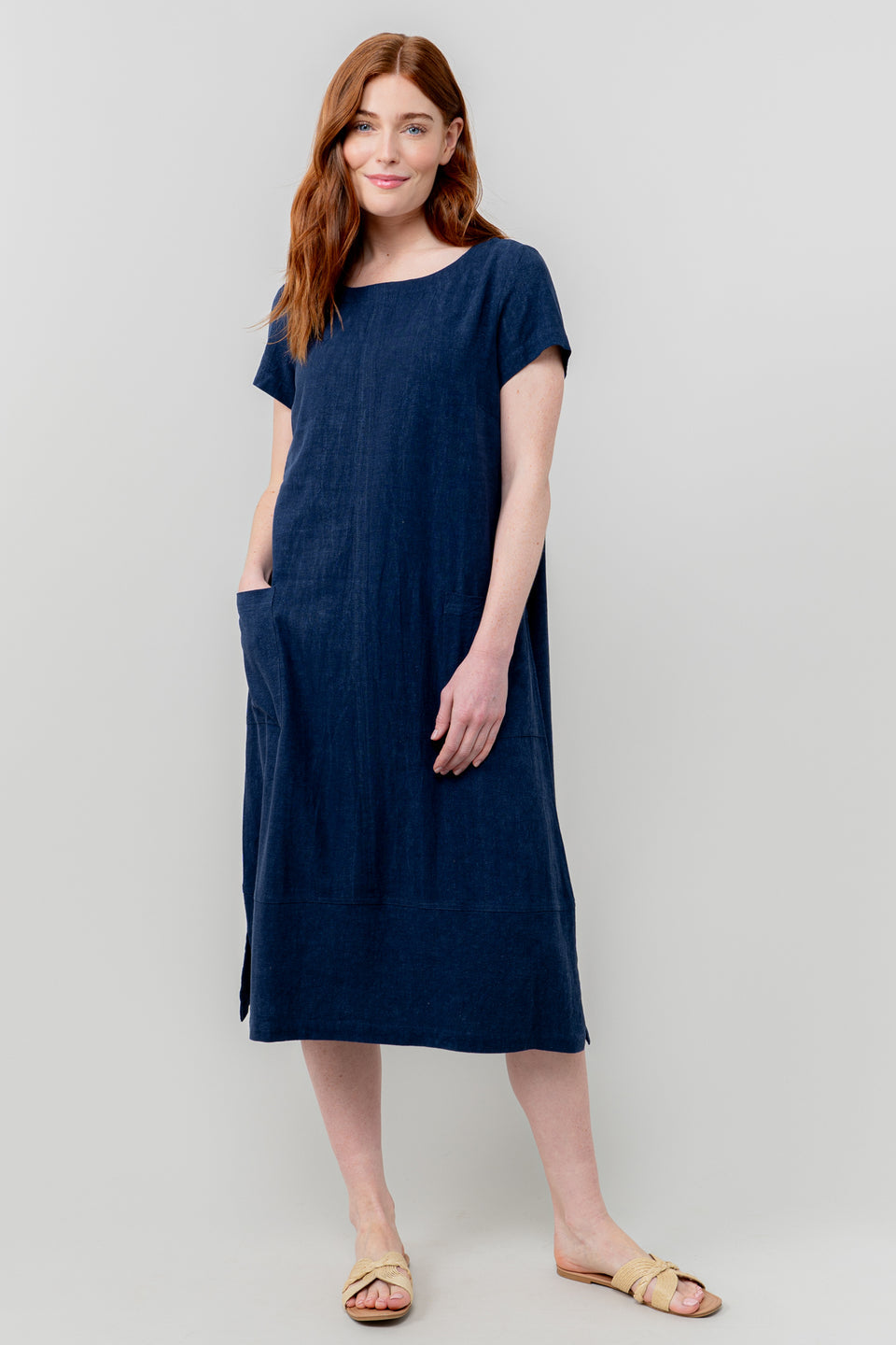 Lily & Me Summer Breeze Dress in Navy