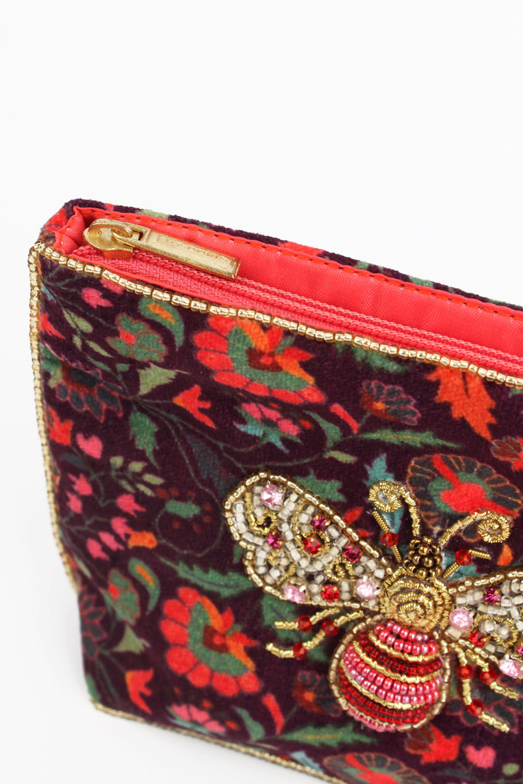 My Doris Beaded Bee Small Pouch