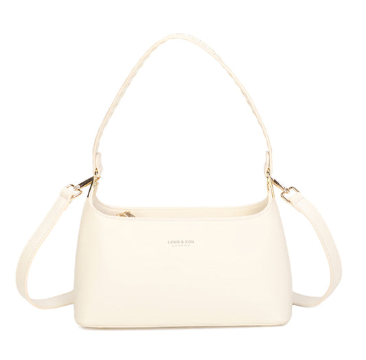 Mimi Shoulder Bag in Ivory