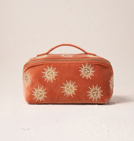 Sun Goddess Open Flat Makeup Bag