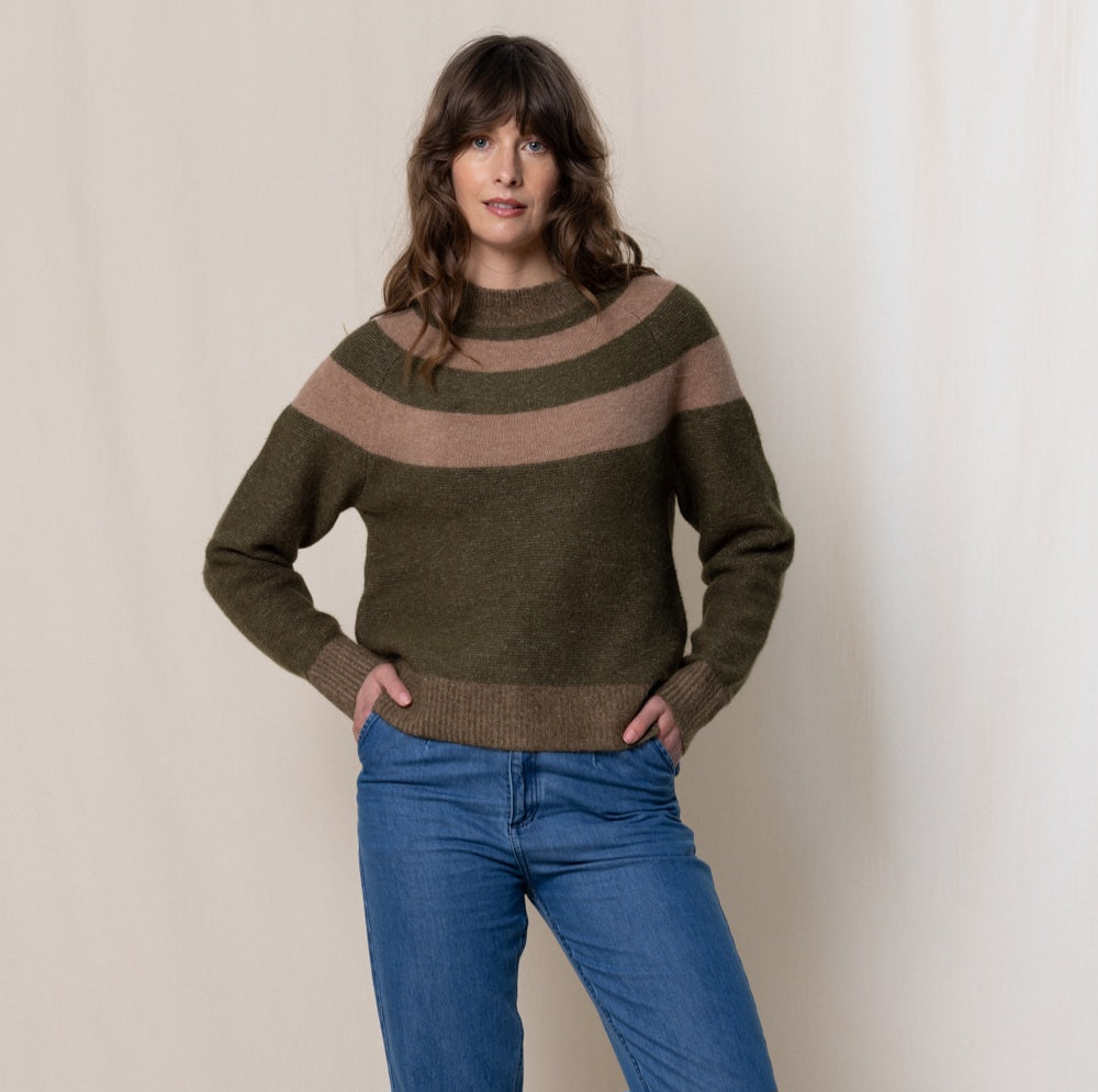 Lily & Me Millie Colour Block Jumper
