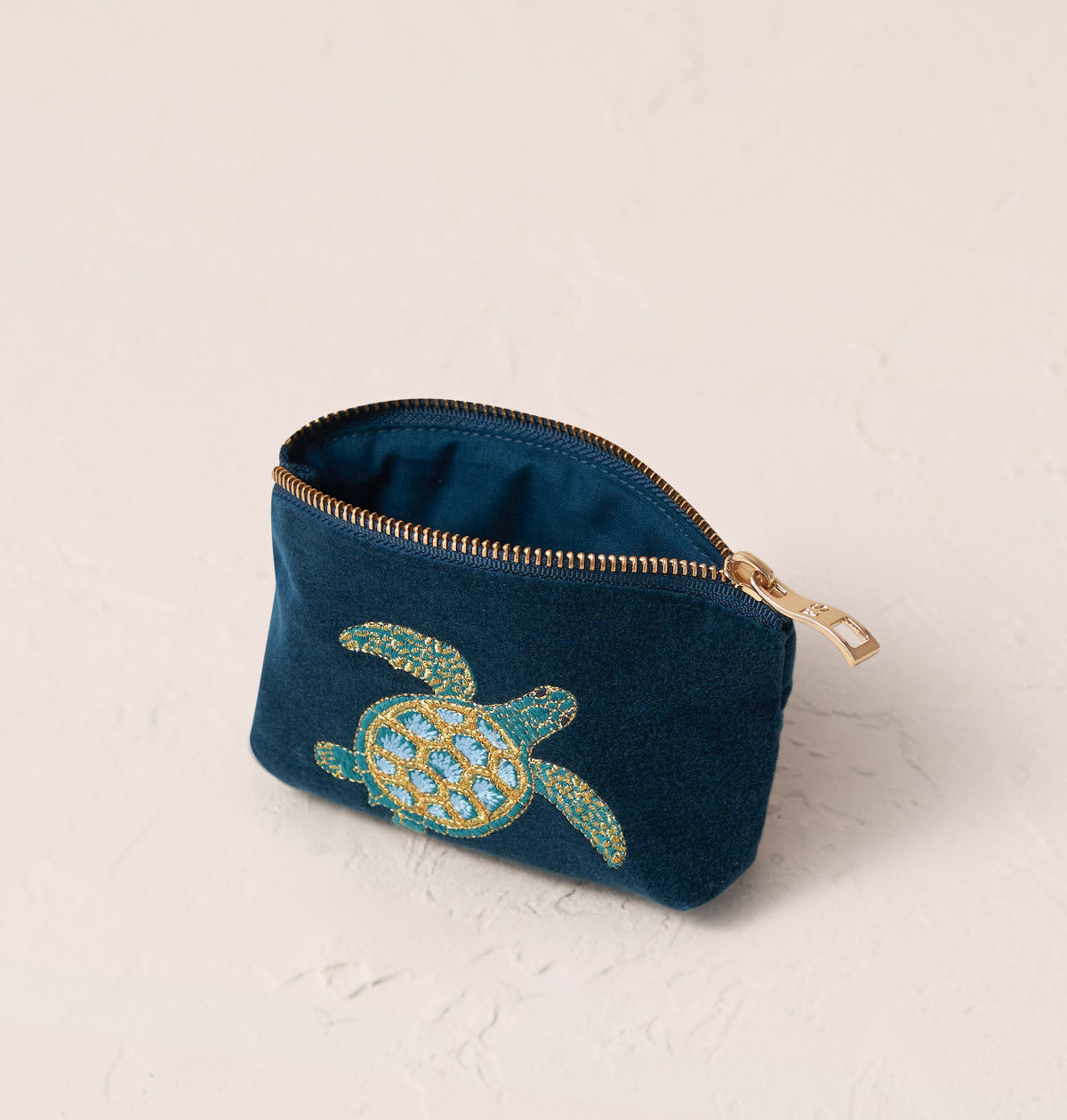Turtle Conservation Marine Navy Coin Purse