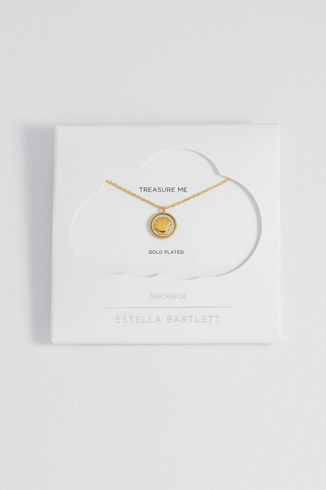 Estella Bartlett Mother of Pearl Seashell Coin Necklace