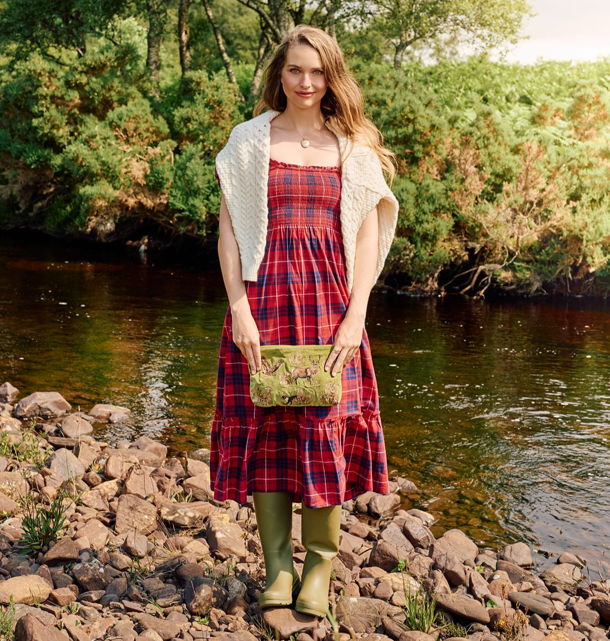 Highland Romance Pistachio Everyday Pouch