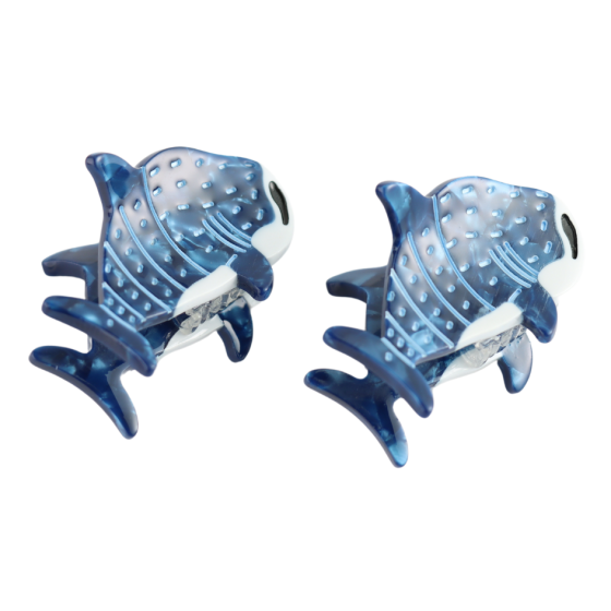 Mini Whale Shark Claw Clips