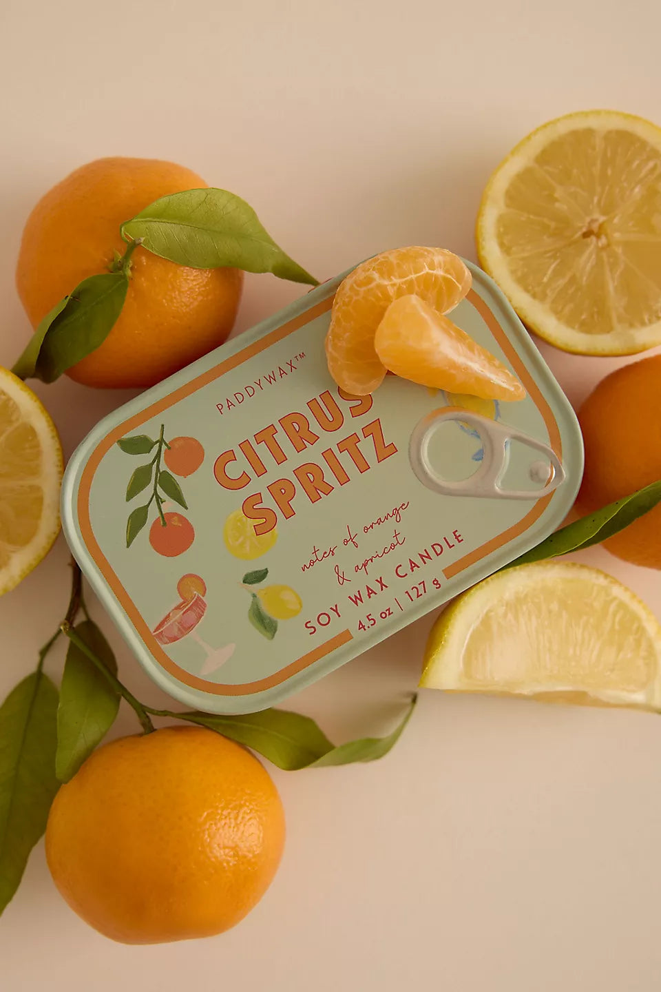 Paddywax Bistro Citrus Spritz Tin Soy Candle