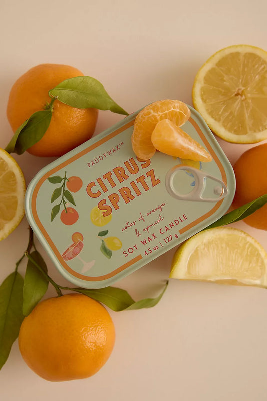 Paddywax Bistro Citrus Spritz Tin Soy Candle