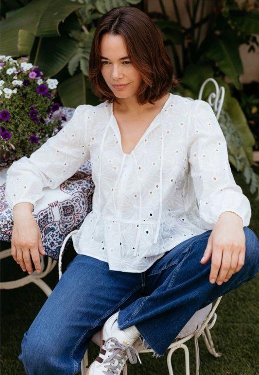 Sugarhill Brighton Morgan Broderie Top