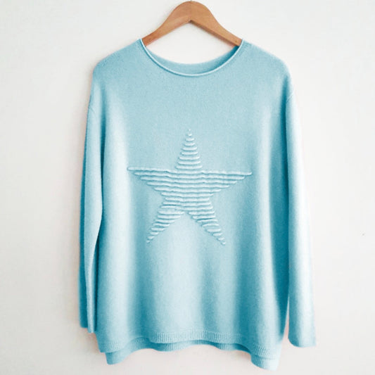 Stella Star Jumper Turquoise