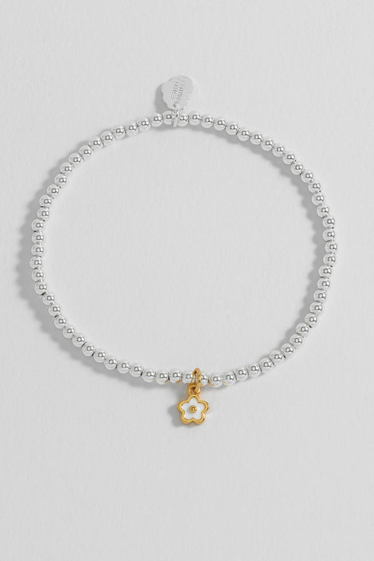 Estella Bartlett Enamel Flower Sienna Daughter Bracelet