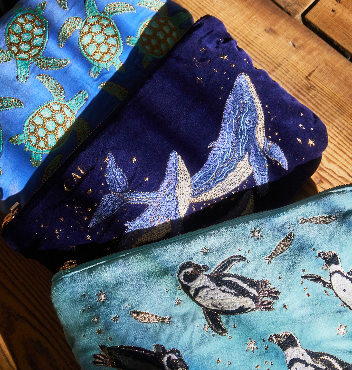 Turtle Conservation Caribbean Blue Everyday Pouch