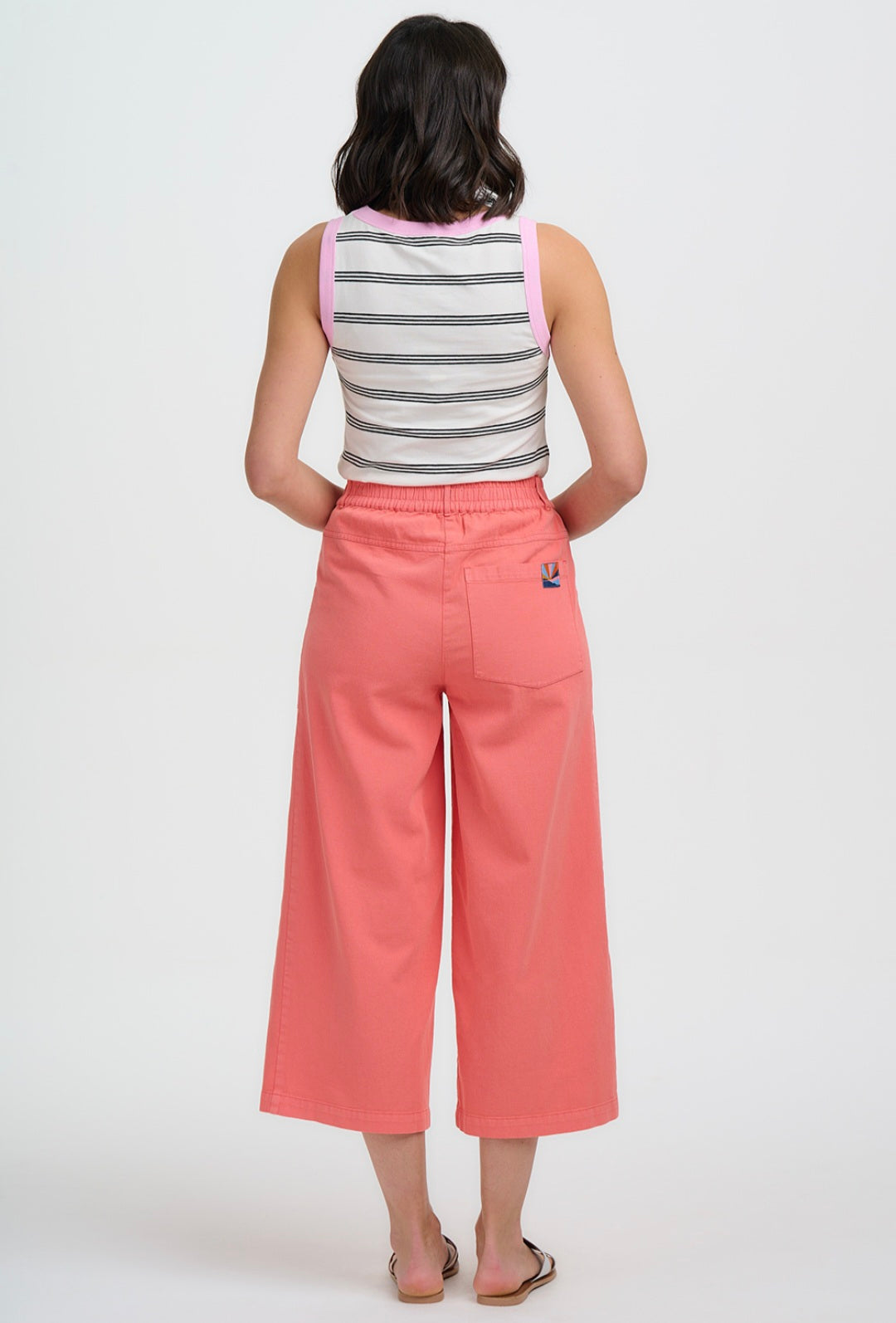 Sugarhill Brighton Charlene Cropped Coral Trousers