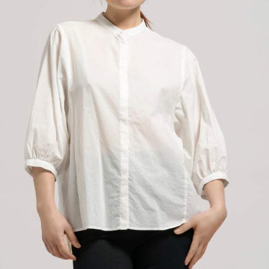 Organic Cotton Balloon Sleeve Shirt