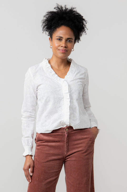 Lily & Me Kit Ruffle Blouse