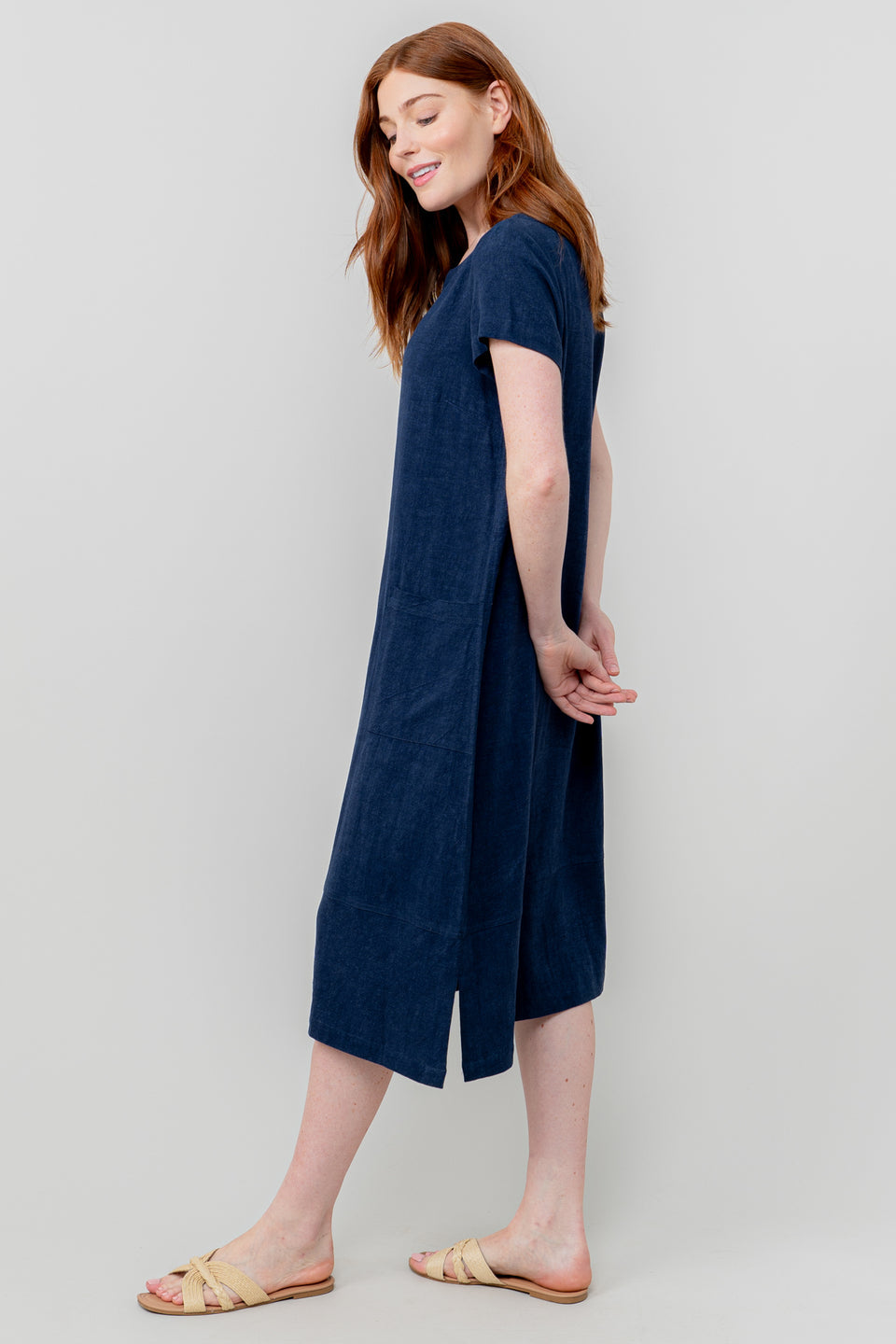 Lily & Me Summer Breeze Dress in Navy