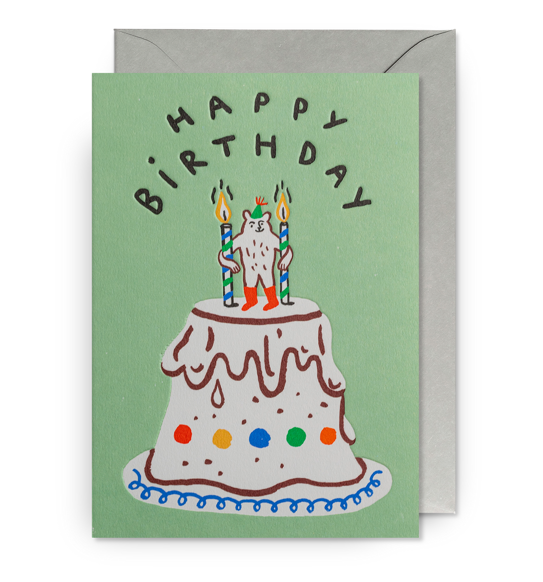 Big Cake Happy Birthday Card