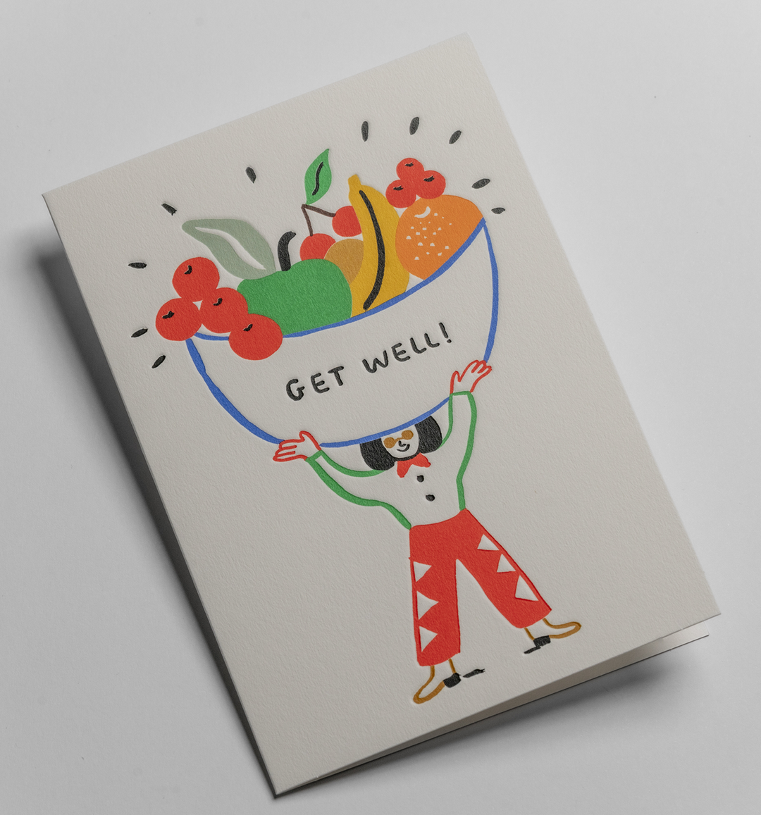Get Well Fruit Bowl Card