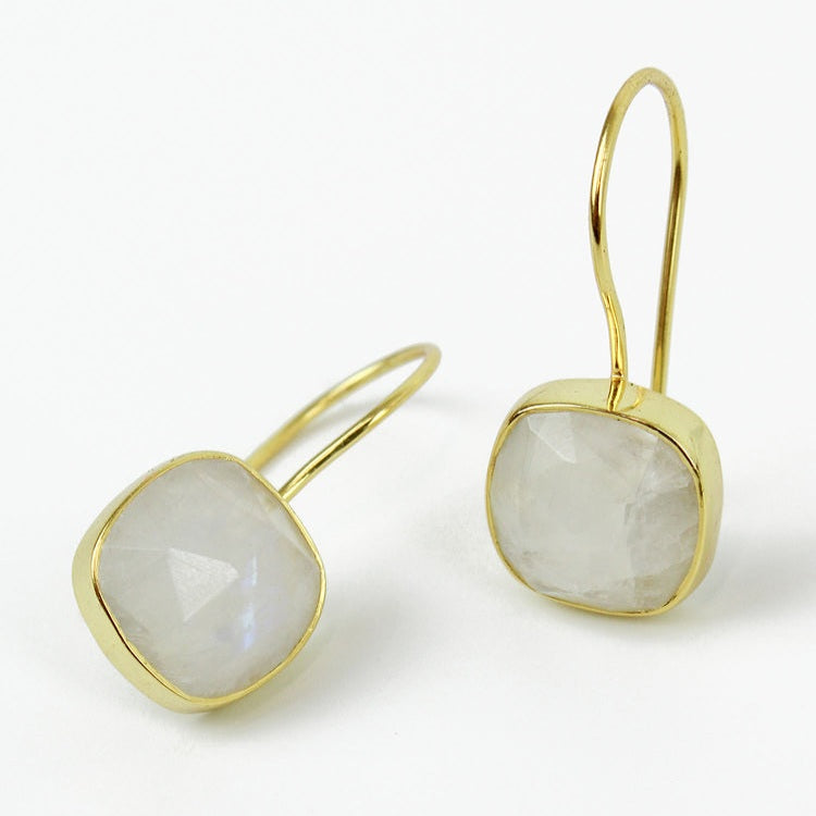 My Doris Semi Precious Moonstone Earrings