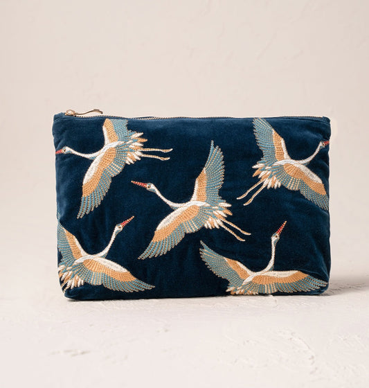 Wild Crane Everyday Pouch