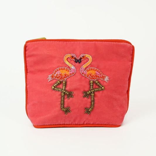 My Doris Flamingo Small Pouch