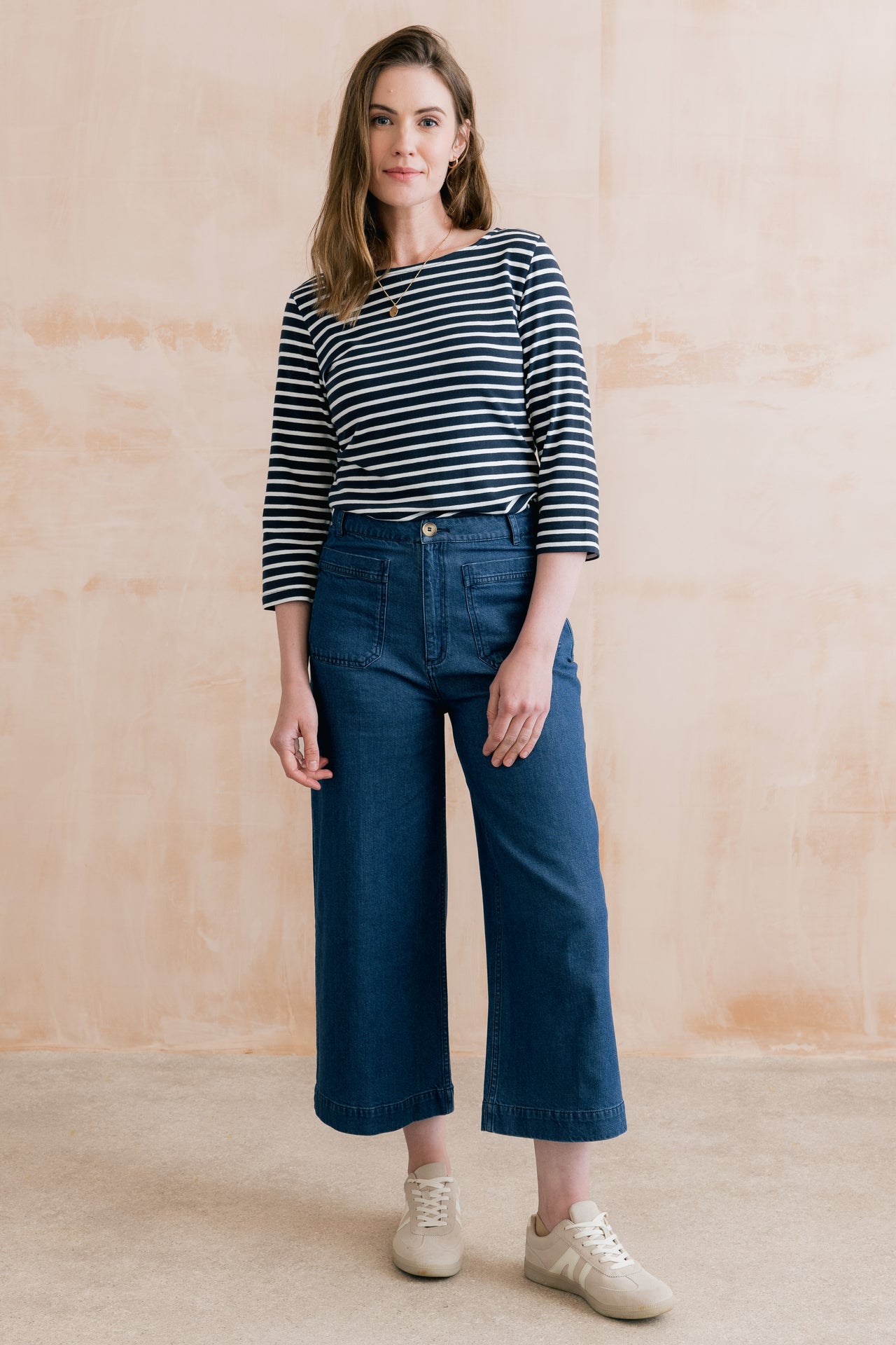 Lily & Me Amelia Denim Cropped Trousers