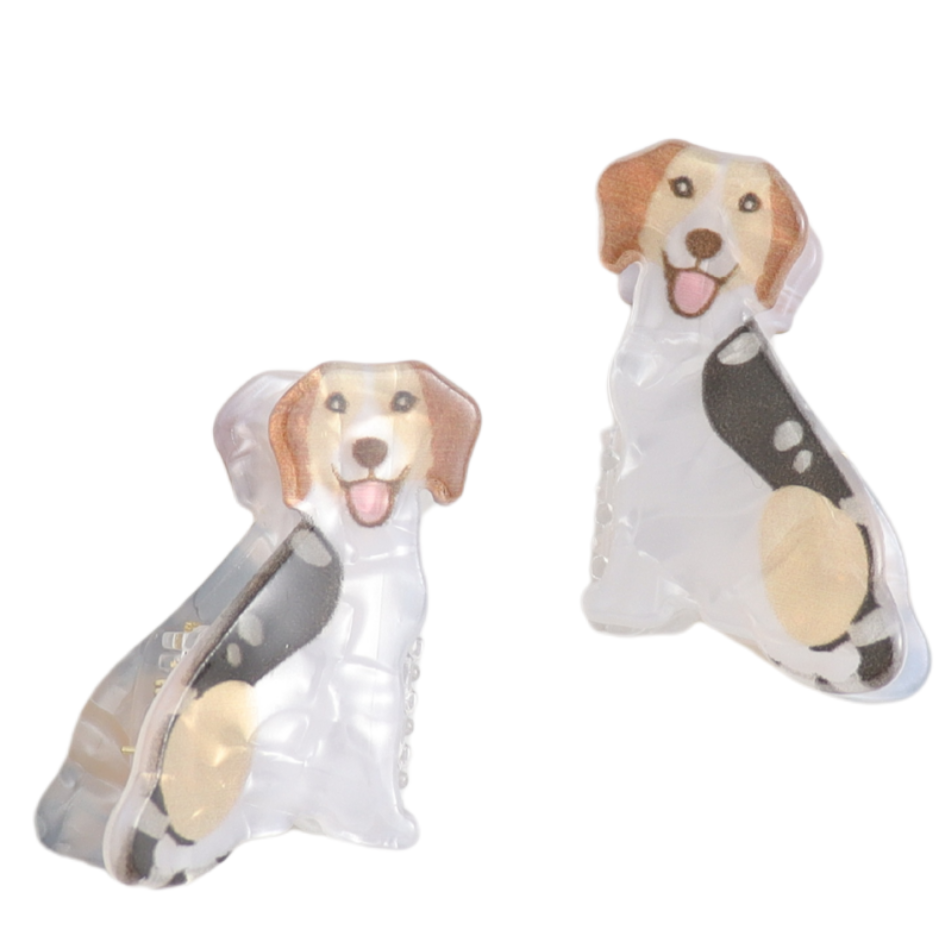 Mini Beagle Claw Clips