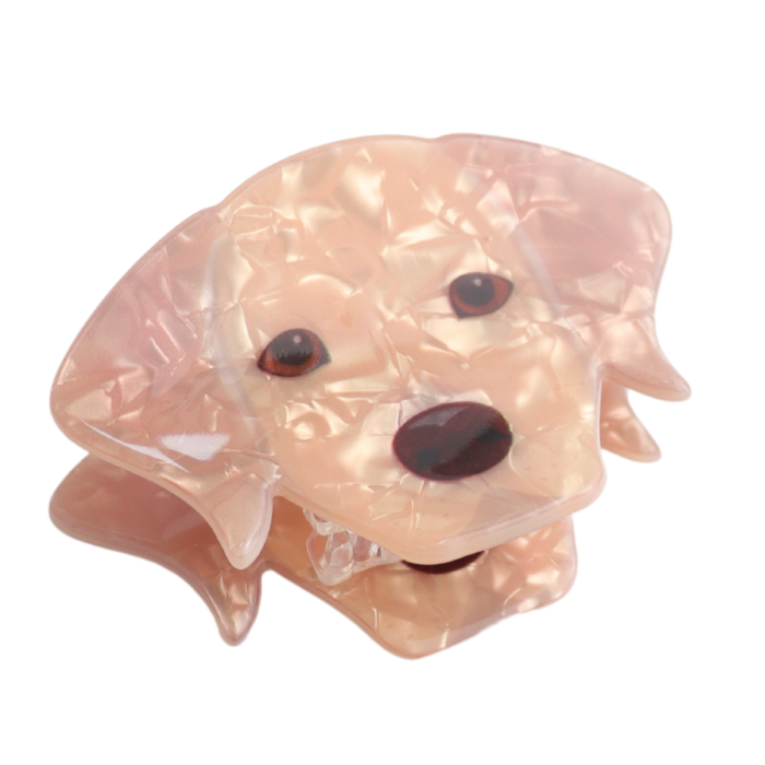 Labrador Face Claw Clip