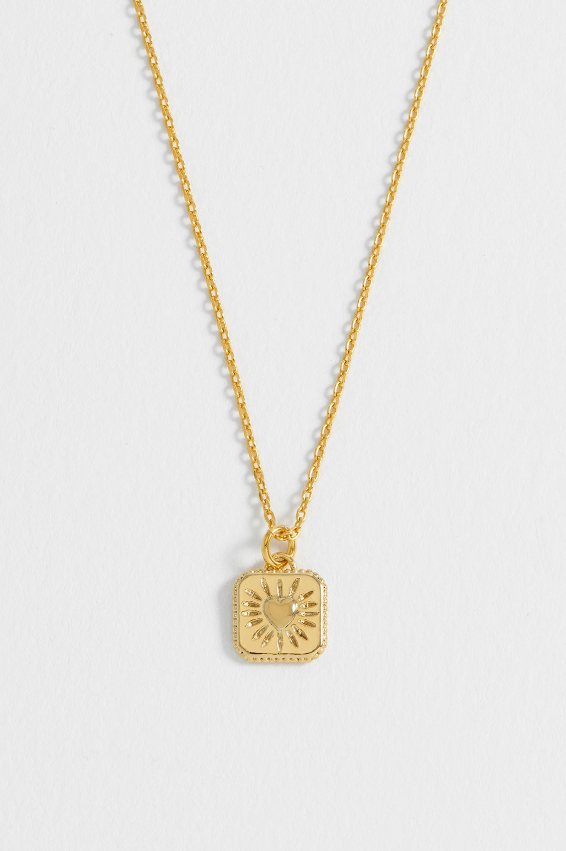 Estella Bartlett Heart Tablet Necklace