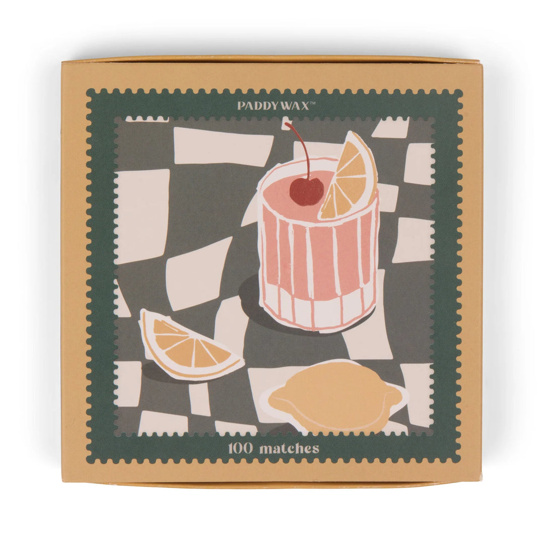 Paddywax Cocktail Jumbo Boxed Matches