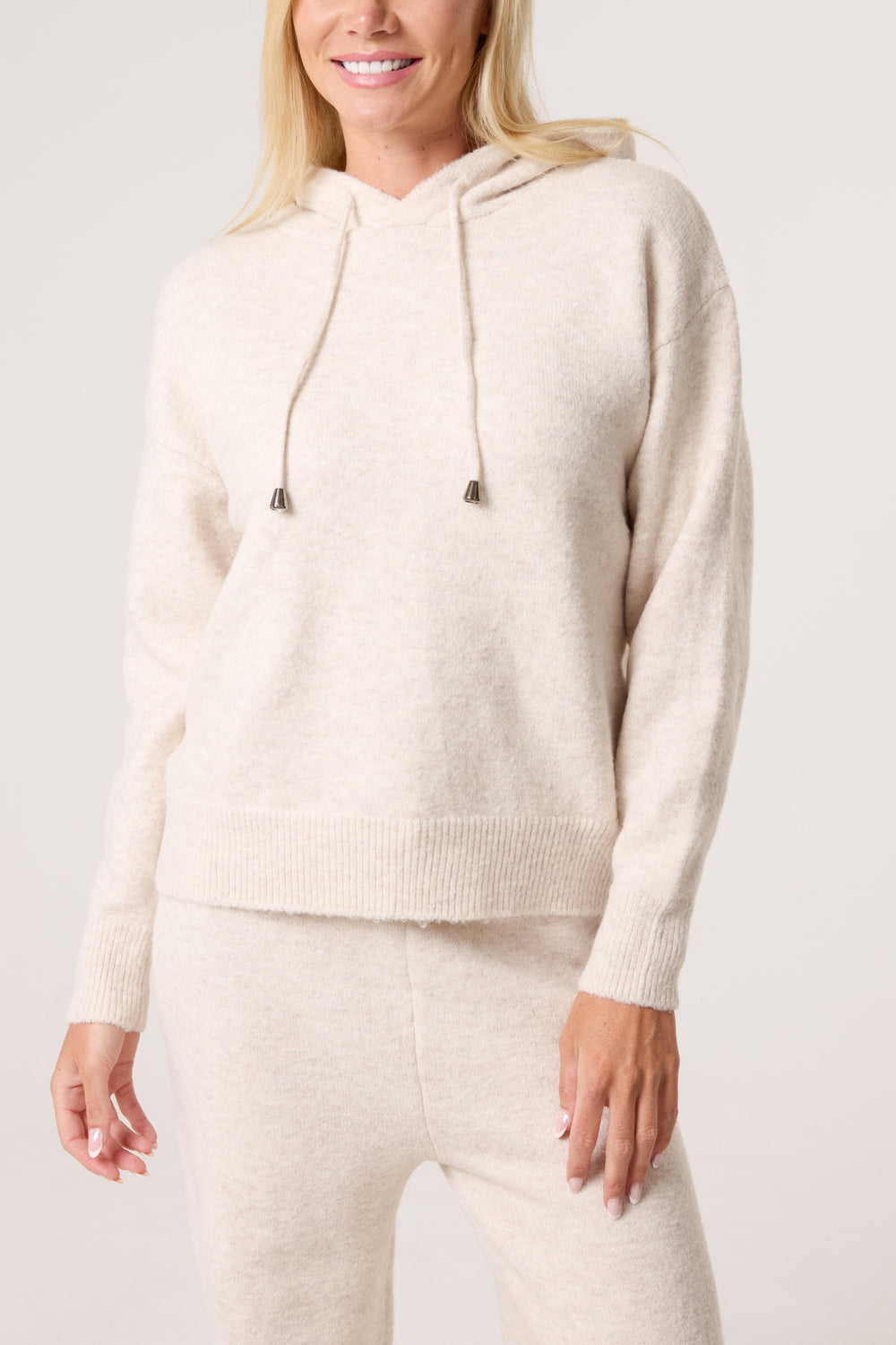 Mila Hooded Lounge Set in Ivory