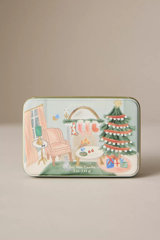 Paddywax Christmas Tin - Persimmon & Chesnut