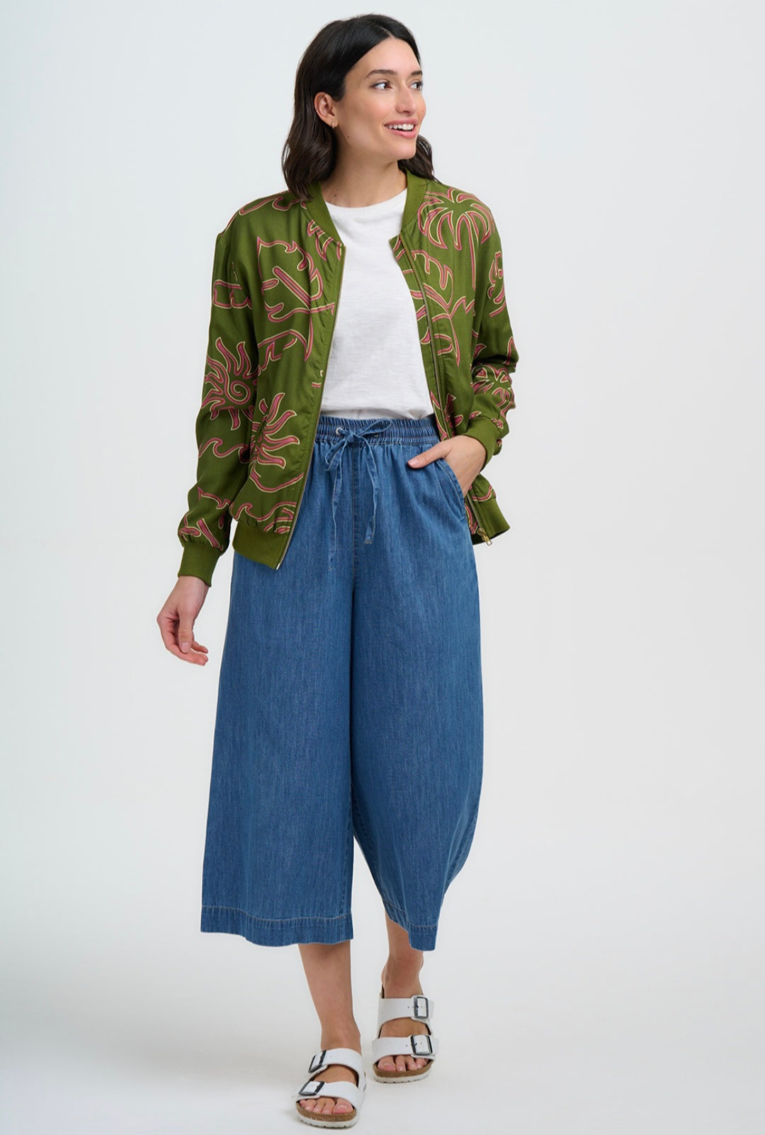 Sugarhill Brighton Bobbi Tropical Bomber Jacket
