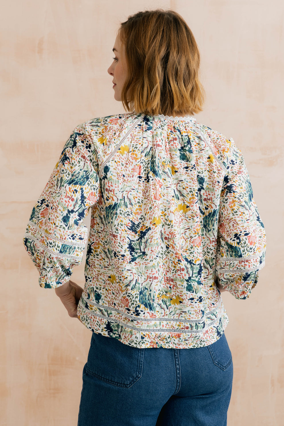 Lily & Me Zoe 3/4 Sleeve Harding Blouse