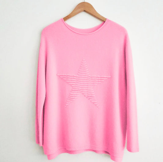 Stella Star Jumper Pink