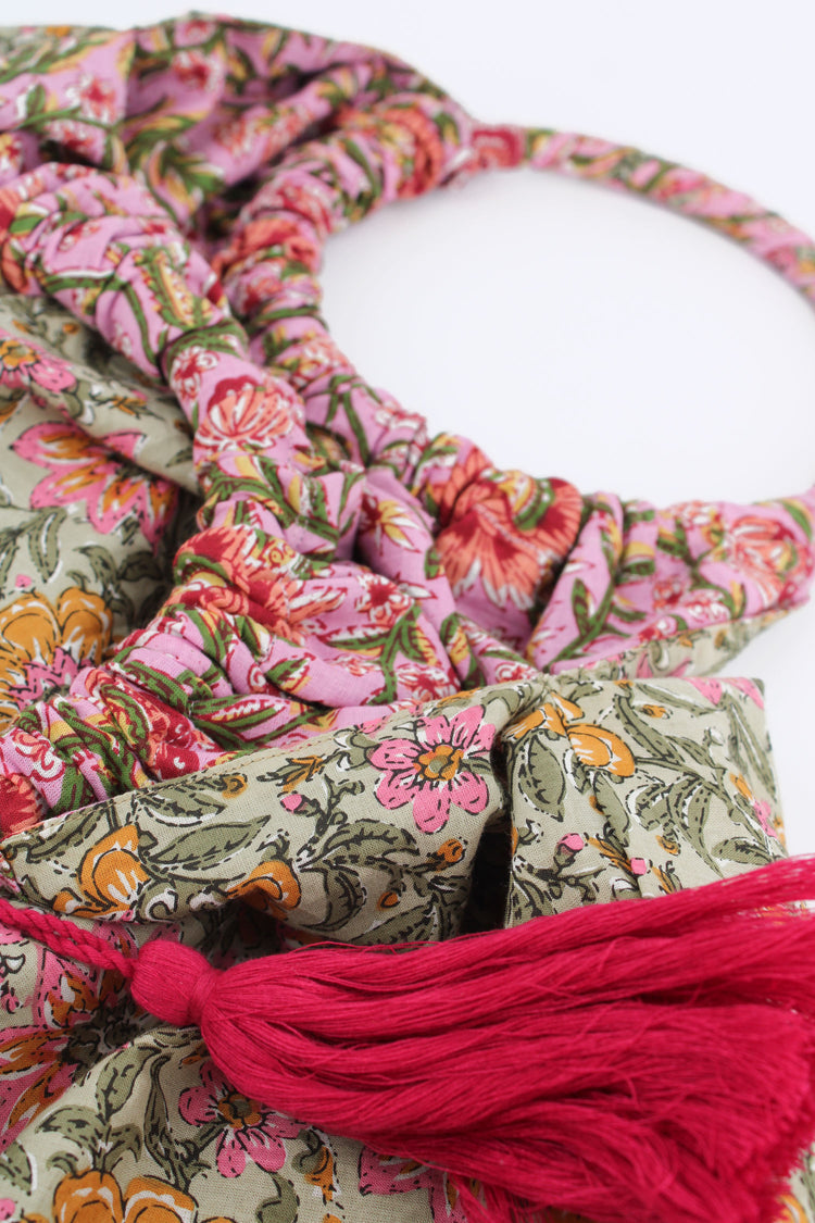My Doris Pink & Red Reversible Bag