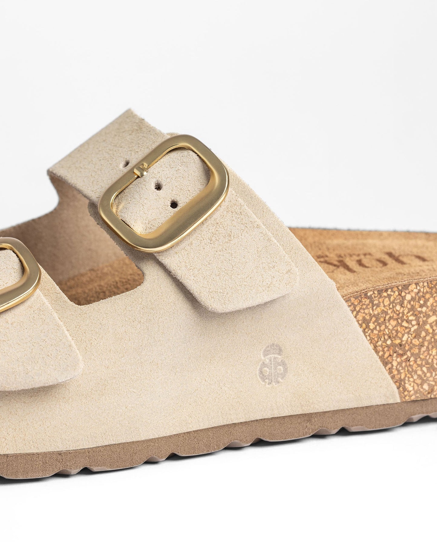 Yokono Wiwi Platform Double Strap Sandals in Stone