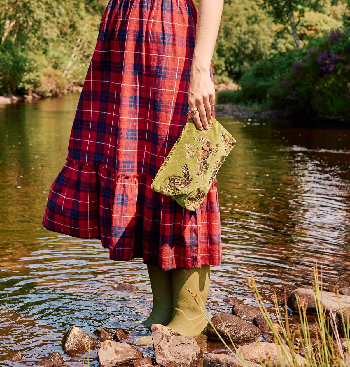 Highland Romance Pistachio Everyday Pouch