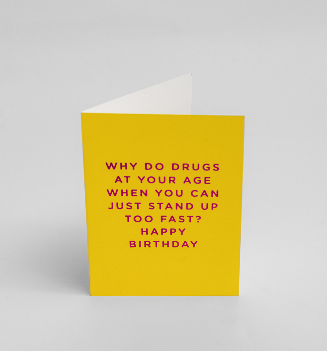 Why Do Drugs Mini Card