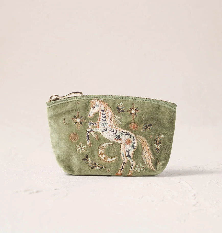 Mystical Horse Olive Coin Purse